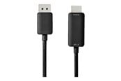 Displaykabel - Nedis adapter cable - DisplayPort / HDMI - 2 m - CCGP37104BK20