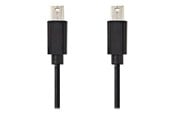 Displaykabel - Nedis - DisplayPort cable - Mini DisplayPort to Mini DisplayPort - 1 m - CCGP37500BK10