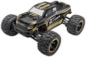 Fjärrstyrt - BLACKZON - Slyder MT 1/16 4WD Electric Monster Truck - Gold - 540101