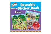 Kreativa spel - Galt Reusable Sticker Book - Farm - 55-1005104