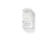 Övriga kablar - Nedis RJ45 Connector | RJ45 Pass Through | Stranded UTP CAT5 - CCGB89331TP