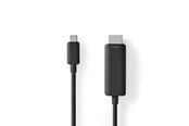 Displaykabel - Nedis CCGL64655BK10 video cable adapter - CCGL64655BK10