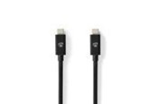 USB-kabel - Nedis USB Cable | USB 4.0 Gen 3x2 | USB-C™ Male | USB-C™ Male - CCGL66040BK10