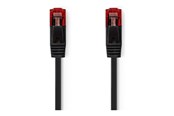 Nätverkskabel - Nedis CCGL85215WT05 networking cable - Svart - 0.5m - CCGL85215WT05