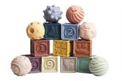 Babyleksaker - Magni Massage set with building blocks - 3648
