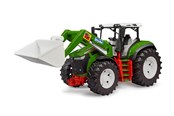 Leksaksbil - Bruder Roadmax tractor with frontloader toy - BR3451