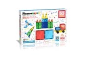 Byggset - PicassoTiles Diamantserie Magnetiska Plattor set 63 delar byggsats - PT63