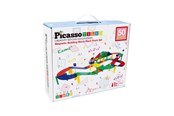 Byggset - PicassoTiles 50-delars Magnetisk Racerbana Byggklossar - PTR50