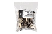 Nätverkskabel - Gembird Modular Plug - network connector - Silver - LC-PTF-01/50