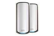 Nätverk - Router - Netgear Orbi 970 Series RBE972S - Wi-Fi system - Wi-Fi 7 - desktop - Mesh router 802.11a/b/g/n/ac/ax/be (Wi-Fi 7) - RBE972S-100EUS