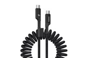 USB-kabel - Baseus Fast Charging Cable USB-C to USB-C Fish-Eye - 100watt - 1m coilled - Black - P10320203111-00