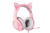 Hörlurar / Headset - ONIKUMA Gaming headphones  K9 Pink RGB - K9P RGB 3.5mm