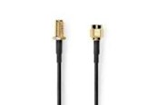 Antennkabel - Nedis SMA Cable | SMA Male | SMA Female | Gold Plated - CSGL02010BK20