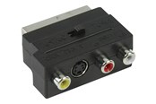 Displaykabel - Nedis video / audio adaptor - S-Video / composite video / audio - CVGB31902BK