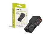 Mobile - Adapters & Chargers - Mobile Origin Travel adapter 25W - EU/US/UK/AU - black - TAD25-2P-BLK