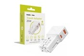 Mobile - Adapters & Chargers - Mobile Origin Travel adapter 25W - EU/US/UK/AU - white - TAD25-2P-WHT