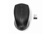 Mus - Nedis Mouse | Wireless | 800 / 1200 / 1600 dpi | Adjustable DPI - Mouse - 4 knappar - Svart - MSWS106BK
