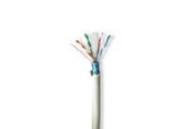 Nätverkskabel - Nedis Network Cable Roll | CAT6 | Stranded | F/UTP | Bare Copper - Grå - 50m - CCBG8526GY50