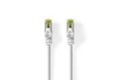 Nätverkskabel - Nedis CAT7 Network Cable | S/FTP | RJ45 Male | RJ45 Male - Vit - 0.25m - CCGL85420WT025
