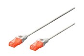 Nätverkskabel - DIGITUS CAT 6 U-UTP Patch Cord - 2m - Vit - 2m - DK-1617-020/WH