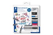Konferens & Presentation - Staedtler Brush Lettering Set 9 pcs 100% PEFC - 61 371-1