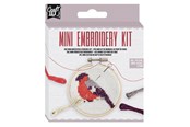 Konst- och hantverksmaterial - Creative Craft Group Mini embroidery kit 12.5*10cm Bird. - CR1713/GE