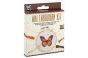 Konst- och hantverksmaterial - Creative Craft Group Craft ID - Mini embroidery kit - Butterfly (CR1710 - CR1710/GE