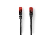 Nätverkskabel - Nedis CCGL85900BK500 networking cable - Svart - 50m - CCGL85900BK500