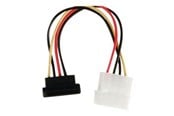 Strömkabel (intern) - Nedis - power adapter - SATA to 4 PIN internal power - 15 cm - CCGP73505VA015