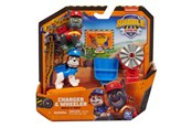Figure - Paw Patrol Rubble & Crew Figur 2 Pk Charger & Wheeler - 6066685