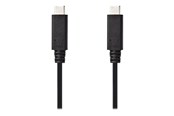 USB-kabel - Nedis - USB cable - 24 pin USB-C to 24 pin USB-C - 1 m - CCGT64750BK10