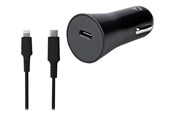Mobile - Adapters & Chargers - Nedis car power adapter - 24 pin USB-C - 20 Watt - CCPDL20W111BK