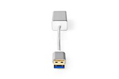 Nätverkskort (adaptrar osv.) - Nedis USB Network Adapter USB 3.2 Gen1 1Gbps USB-A Male RJ45 Female 0.20 m - CCTB61950AL02