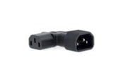 Övriga kablar - Nedis Extension Plug | IEC-320-C13 | IEC-320-C14 | Angled Left - CEGB11903BK