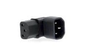 Övriga kablar - Nedis Extension Plug | EC-320-C13 | IEC-320-C14 | Angled 90° - CEGB1190BK