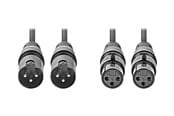 Ljudkabel - Nedis OnStage series audio extension cable - 50 cm - COTH15030GY05
