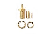 Antennkabel - Nedis SMA Connector | Straight | Female | Gold Plated | 50 Ohm - CSGB02901GD