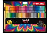 Skriv- och ritverktyg - STABILO - Pen 68 ARTY cardboard wallet of 65 colors - 204074