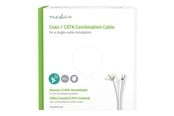 Övriga kablar - Nedis Coax / CAT6 Combination Cable - bulk aerial/network cable - 50 m - CSGG4500WT500