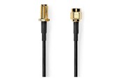 Antennkabel - Nedis CSGL02010BK30 coaxial cable - CSGL02010BK30