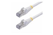 Nätverkskabel - StarTech.com 3m White CAT8 Ethernet Cable Snagless S/FTP 25G/40G - patch cable - 3 m - white - Vit - 3m - NLWH-3M-CAT8-PATCH
