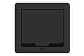 Övriga kablar - Crestron Electronics Crestron FT2-700-MECH-PTL-B FlipTop FT2 Series - outlet box - cable management system 700 size mechanical pass-through lid - black - FT2-700-MECH-PTL-B