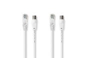 Antennkabel - Nedis CSGL4500WT15 coaxial cable - CSGL4500WT15