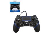 Spel Tillbehör - TeknoGame Phantom P4 - Black - Wired Controller - Sony PlayStation 4 - 849172014268