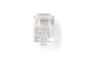 Kabeltelefoni - Nedis Telecom Connector | Connector type: RJ11 | Straight - CTGB90923TP