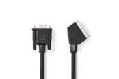 Displaykabel - Nedis SCART Cable | SCART Male | VGA Female | Nickel Plated - CVGL31550BK20