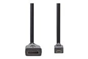 Displaykabel - Nedis HDMI cable with Ethernet - 20 cm - CVGP34790BK02