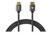 Displaykabel - Nedis HDMI cable with Ethernet - 1 m - CVTB34000GY10
