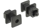 Nätverks tillbehör - DeLOCK Dust Cover for TOSLINK Female with Grip (10-Pack) - 64023