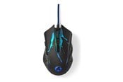 Mus - Nedis Gaming - mouse - USB - black - Mouse - Optic - 6 knappar - Svart - GMWD210BK